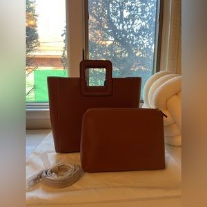 Authentic STAUD Shirley Top-Handle Tote